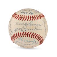 A 1967 Baltimore Orioles Team Signed Autograph Baseball (Beckett Authentication Services)