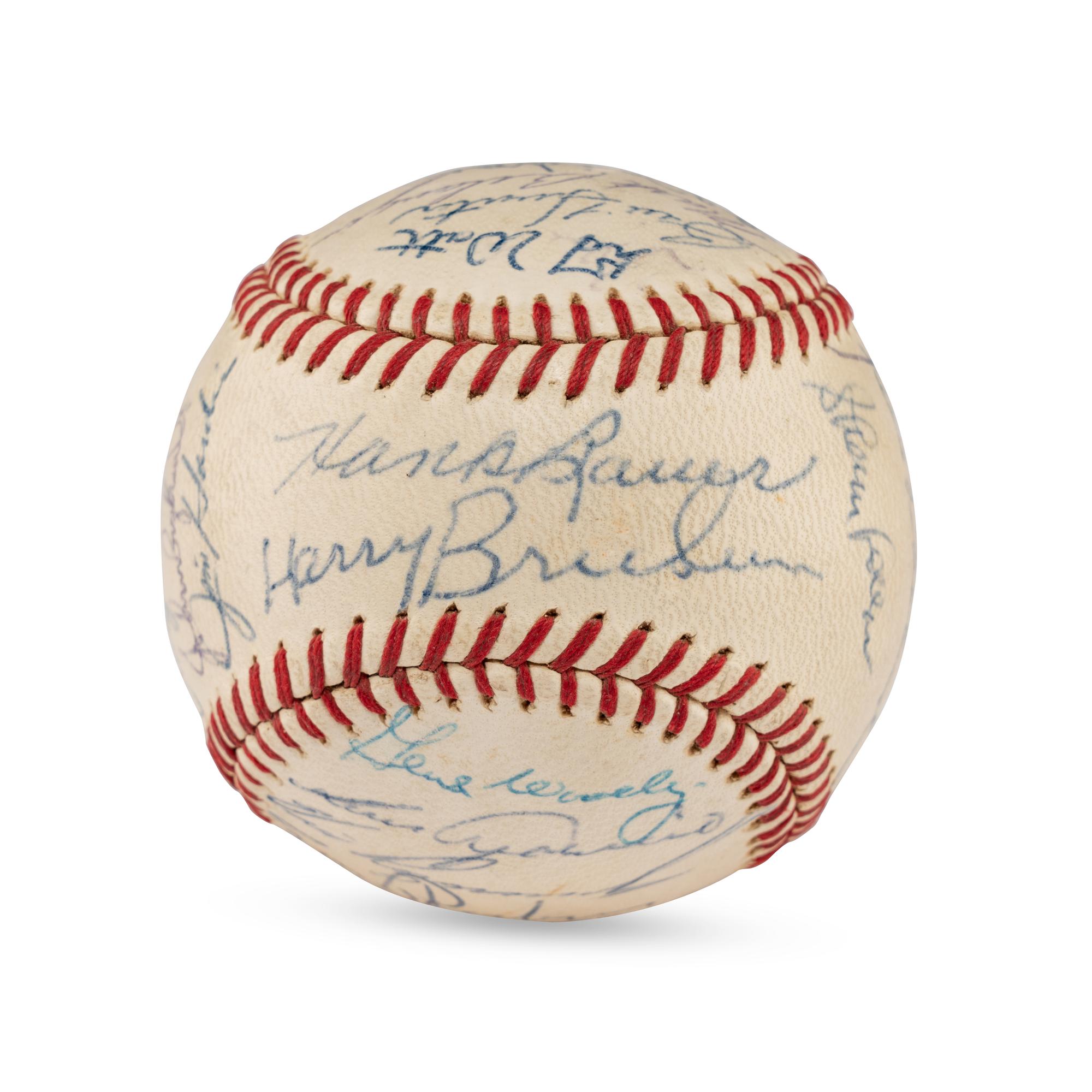 A 1967 Baltimore Orioles Team Signed Autograph Baseball (Beckett Authentication Services)