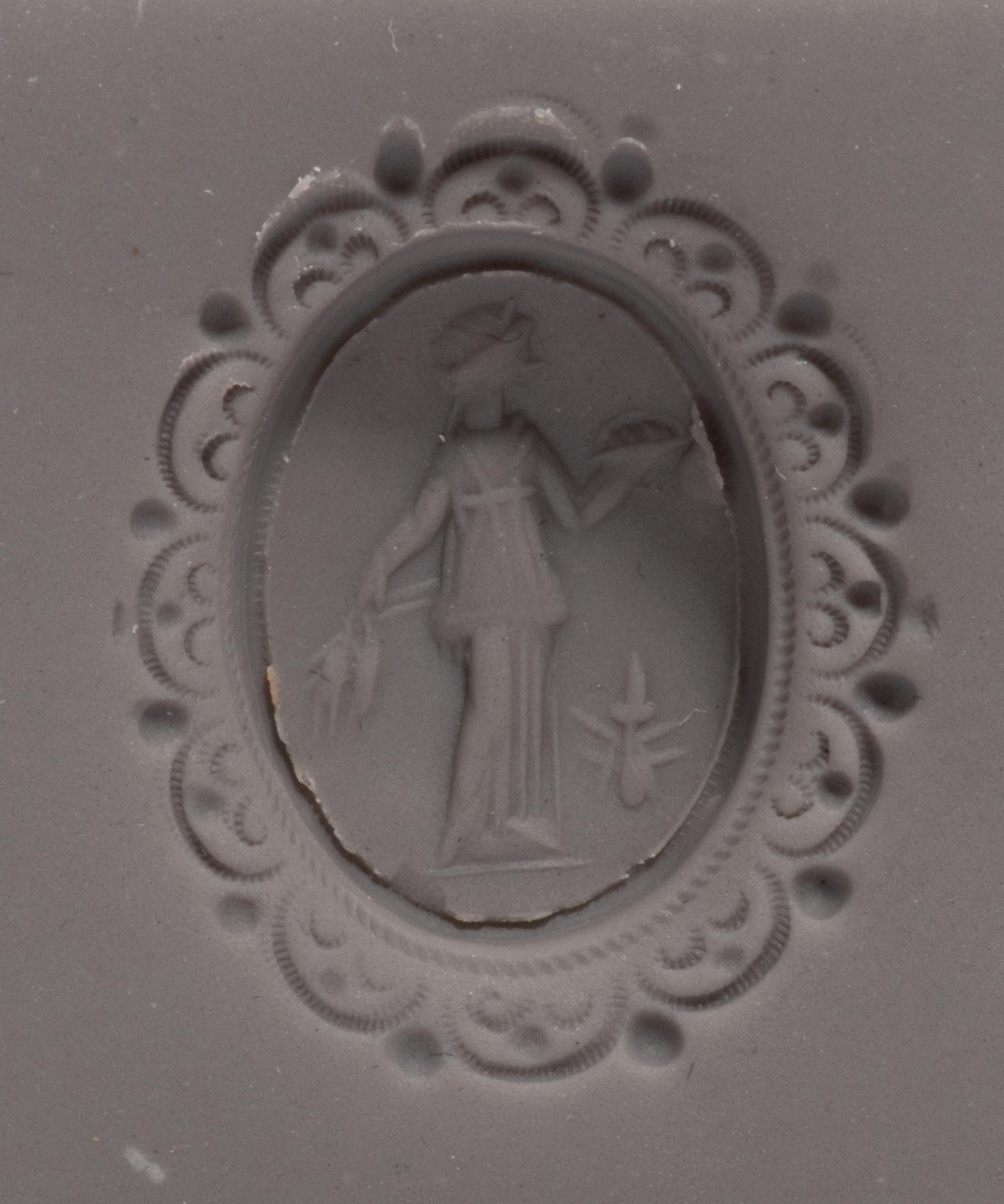 A Roman Carnelian Ring Stone with the Goddess Ceres — Set in a Victorian gold ring