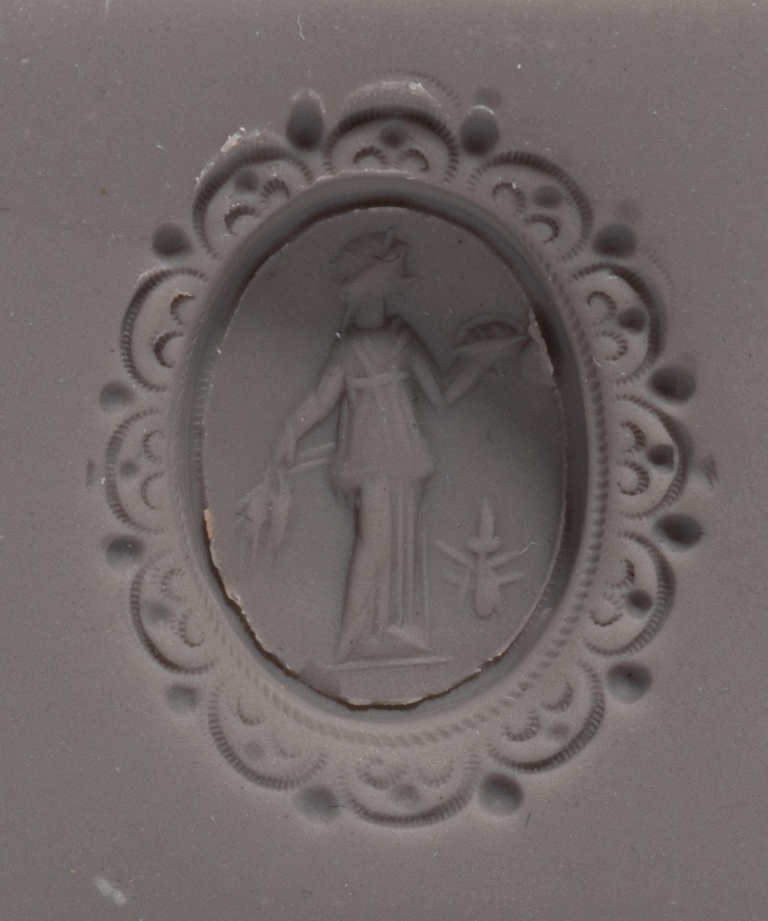 A Roman Carnelian Ring Stone with the Goddess Ceres — Set in a Victorian gold ring