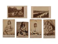 [CIVIL WAR]. Collection of 62 CDVs assembled by General David Sloane Stanley, incl. Civil War generals and Sioux subjects involved in the 1862 Dakota Uprising.