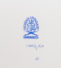 A Herend Porcelain Tureen, Cover and Stand — 20TH CENTURY