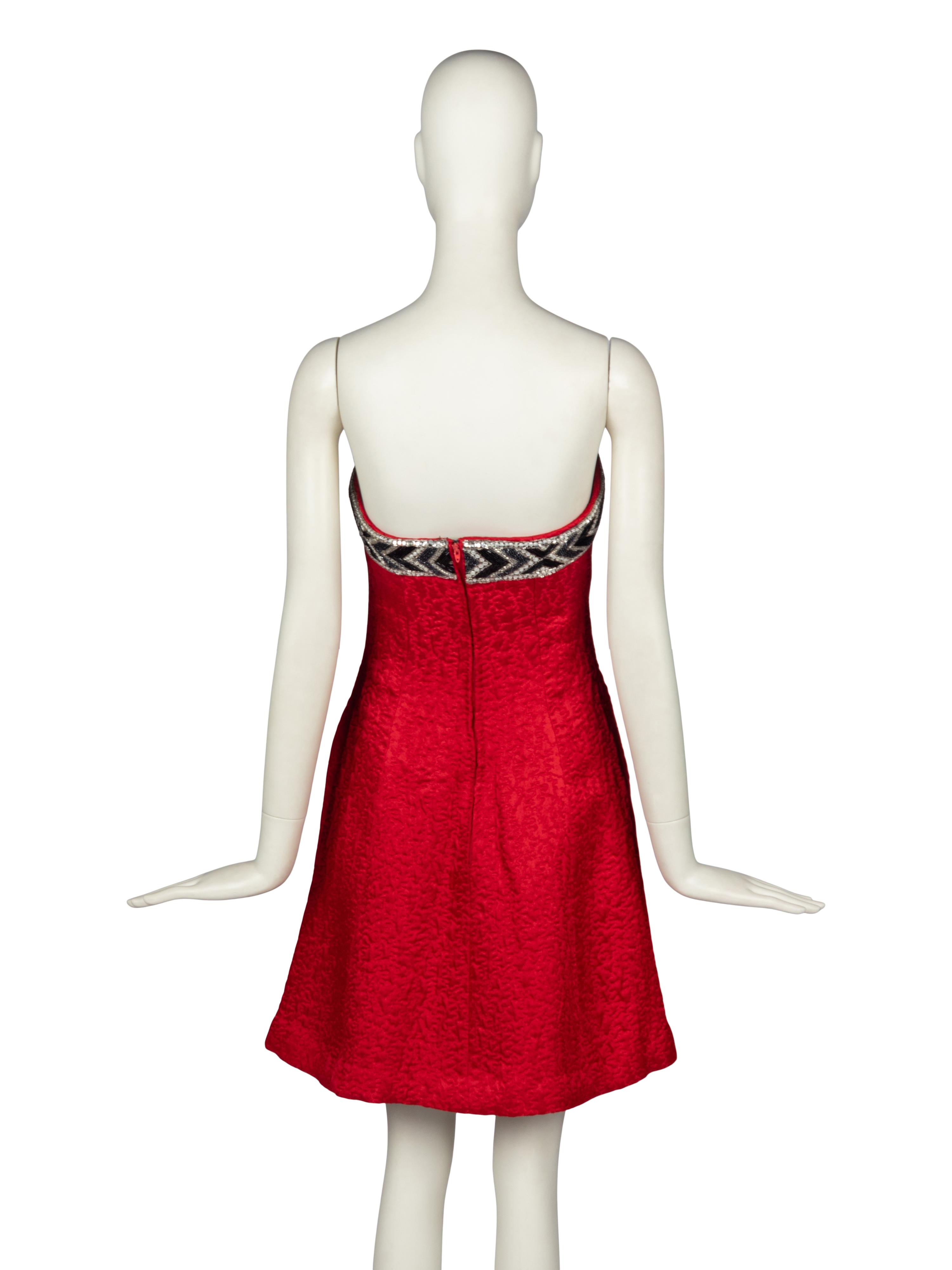 Bob Mackie Brocade Cocktail Dress, 1980s