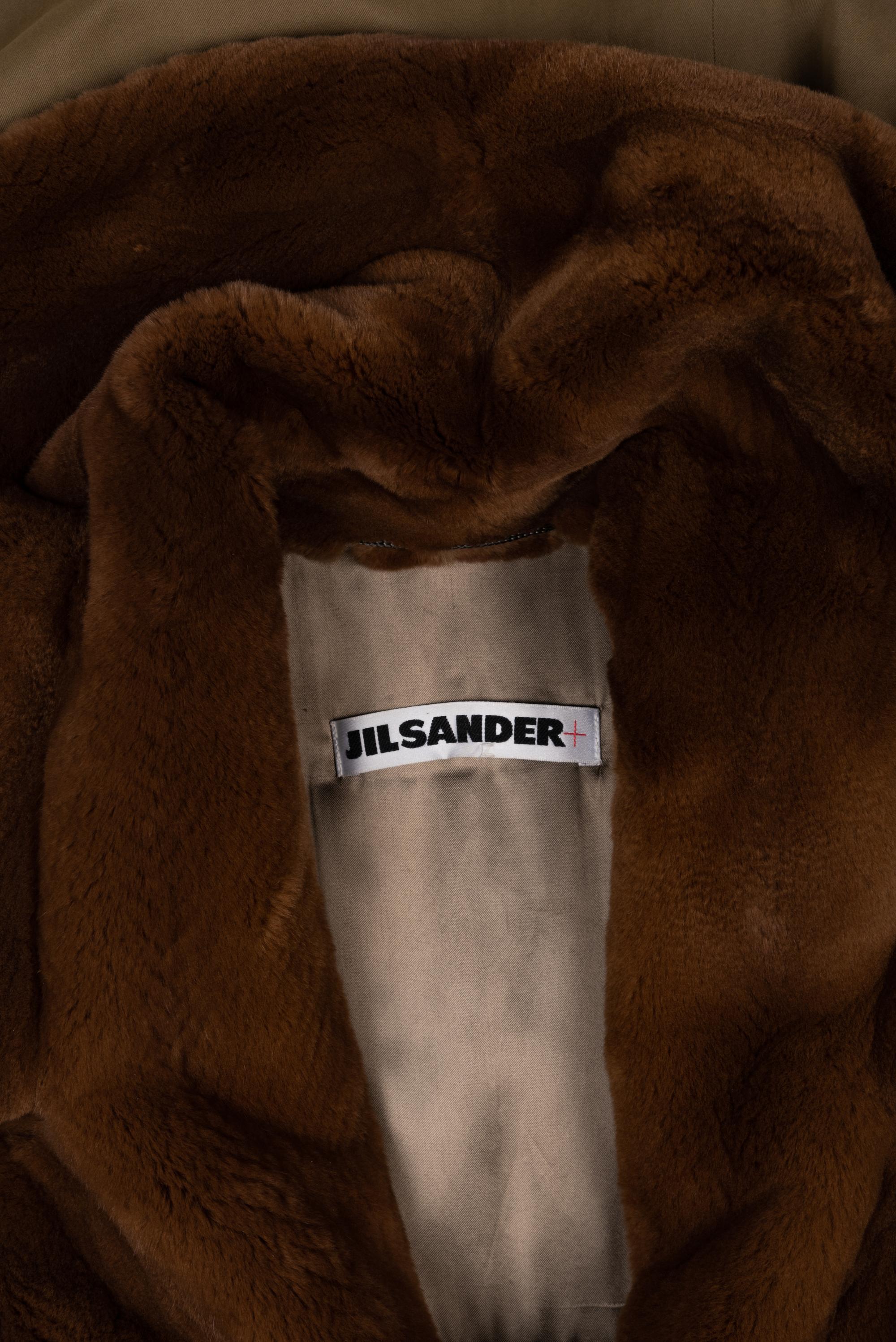 Jil Sander Fur Trimmed Coat, 1990s