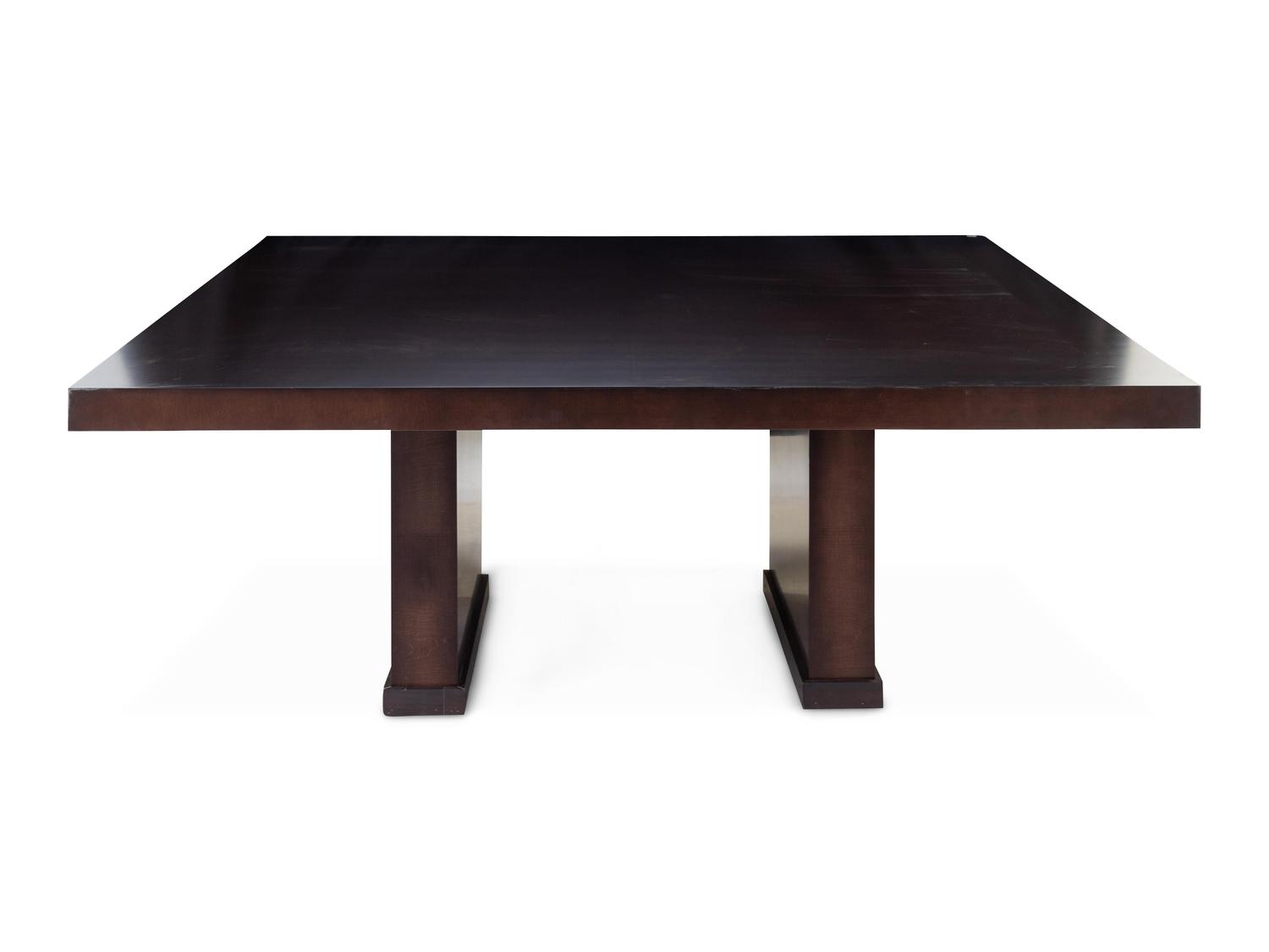 A Lacquered Wood Dining Table