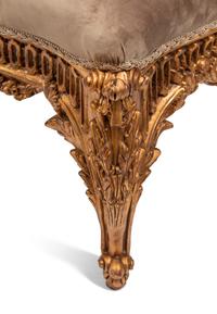 A Pair of Régence Style Giltwood Stools