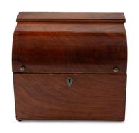 An English Mahogany Decanter Caddy