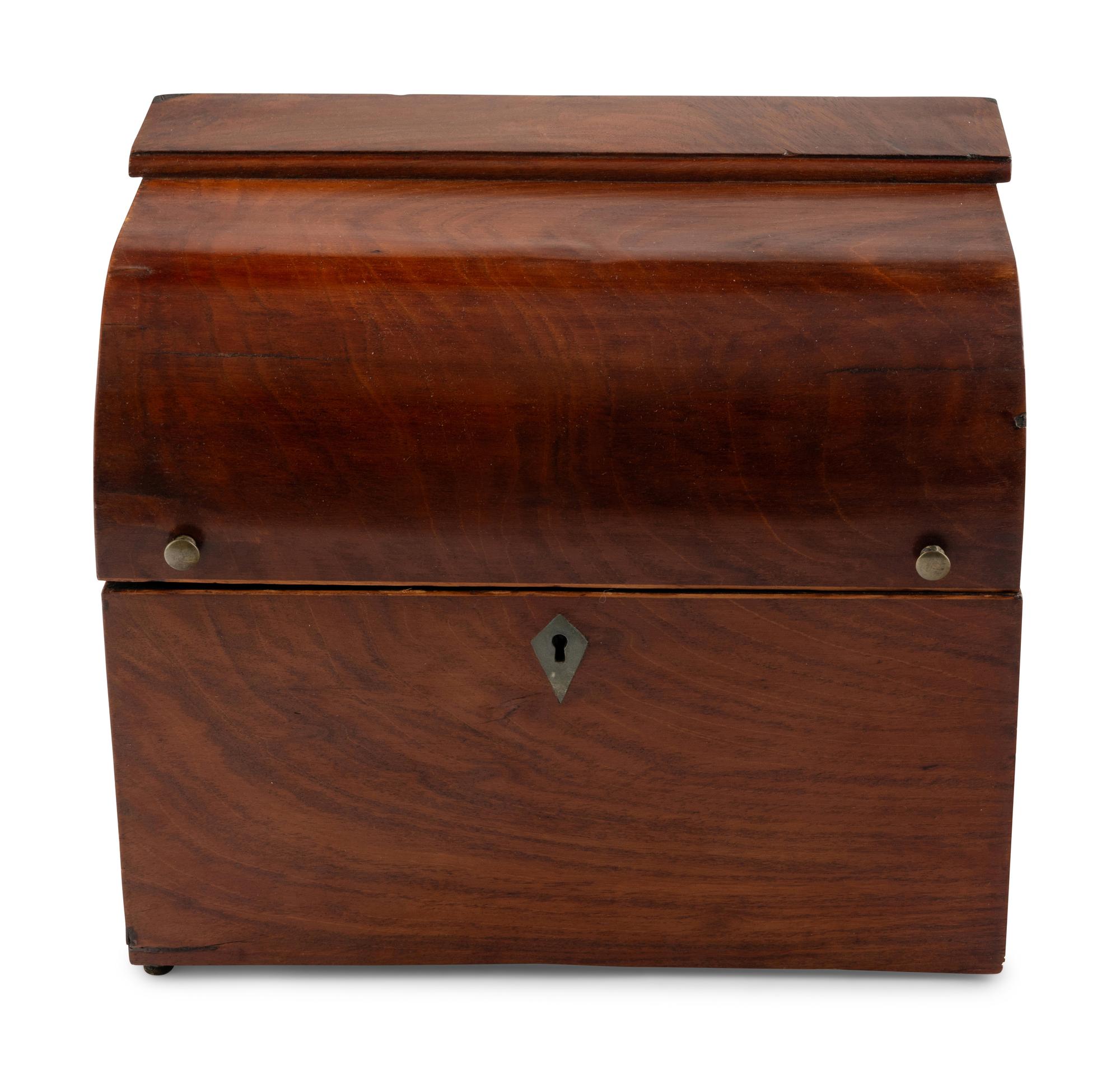 An English Mahogany Decanter Caddy