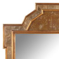 A Contemporary Giltwood Mirror
