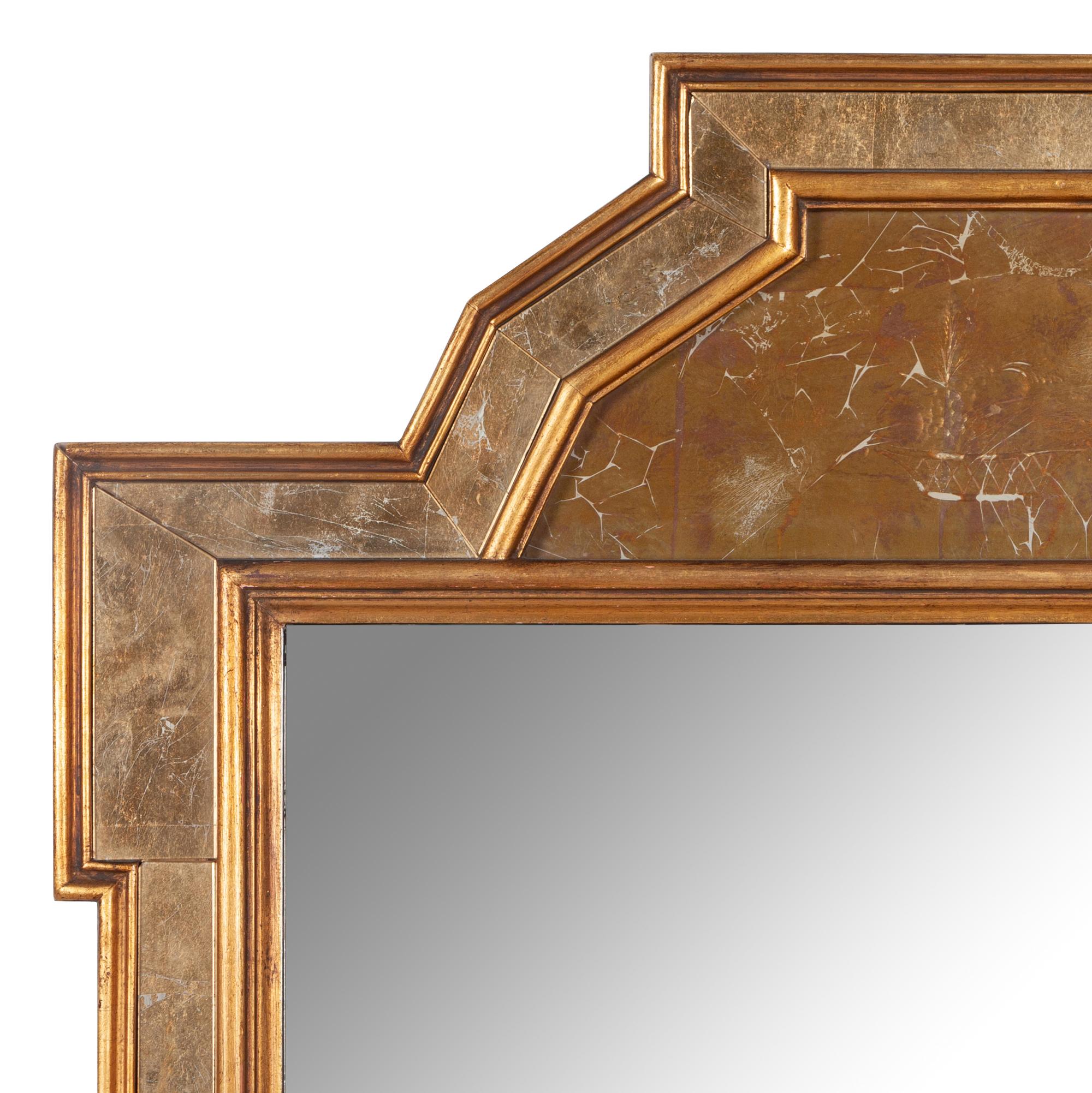 A Contemporary Giltwood Mirror
