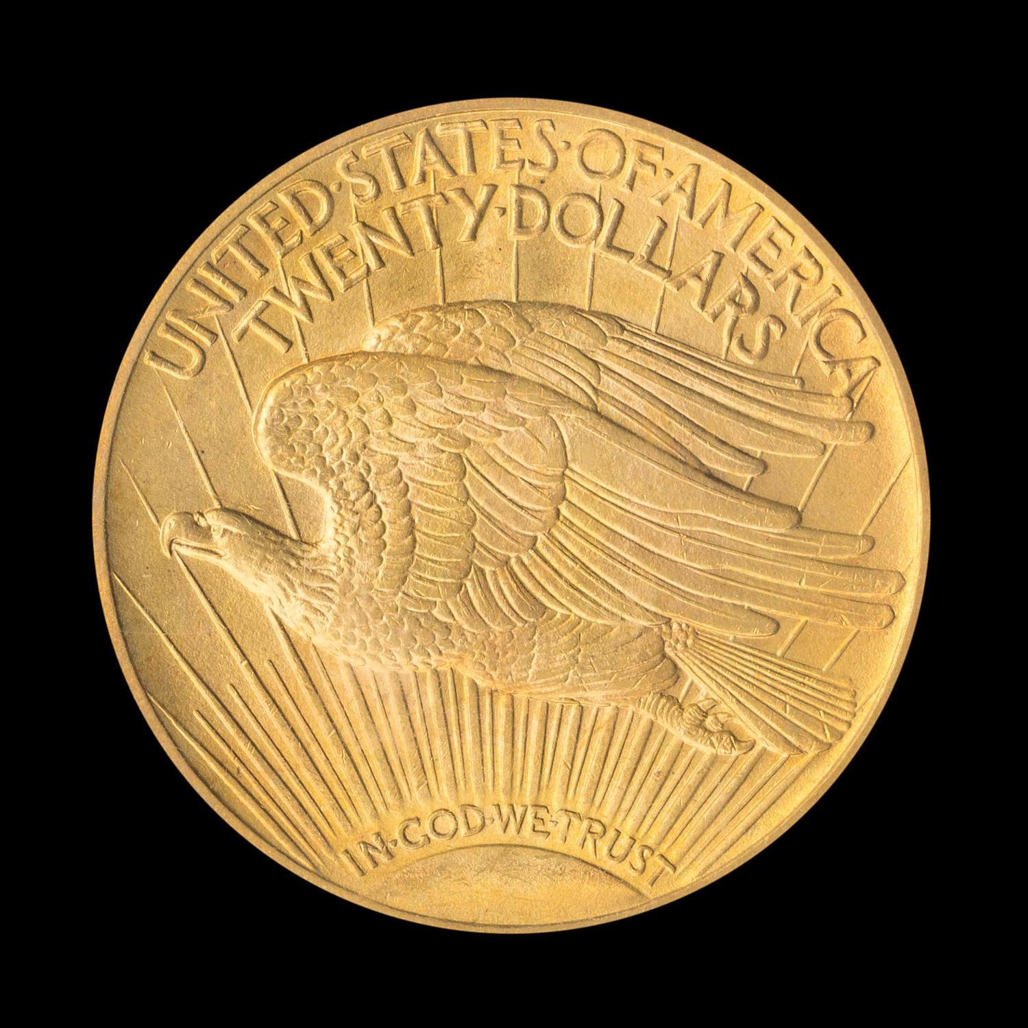 A United States 1915 St. Gaudens $20 Gold Coin