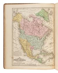 [MAPS & ATLASES]. MITCHELL, Samuel Augustus (1792-1868). Mitchell’s School Atlas. Philadelphia: Thomas, Cowperthwait, & Co., 1839.