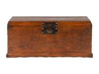 A Chinese Export Red Lacquer Chest