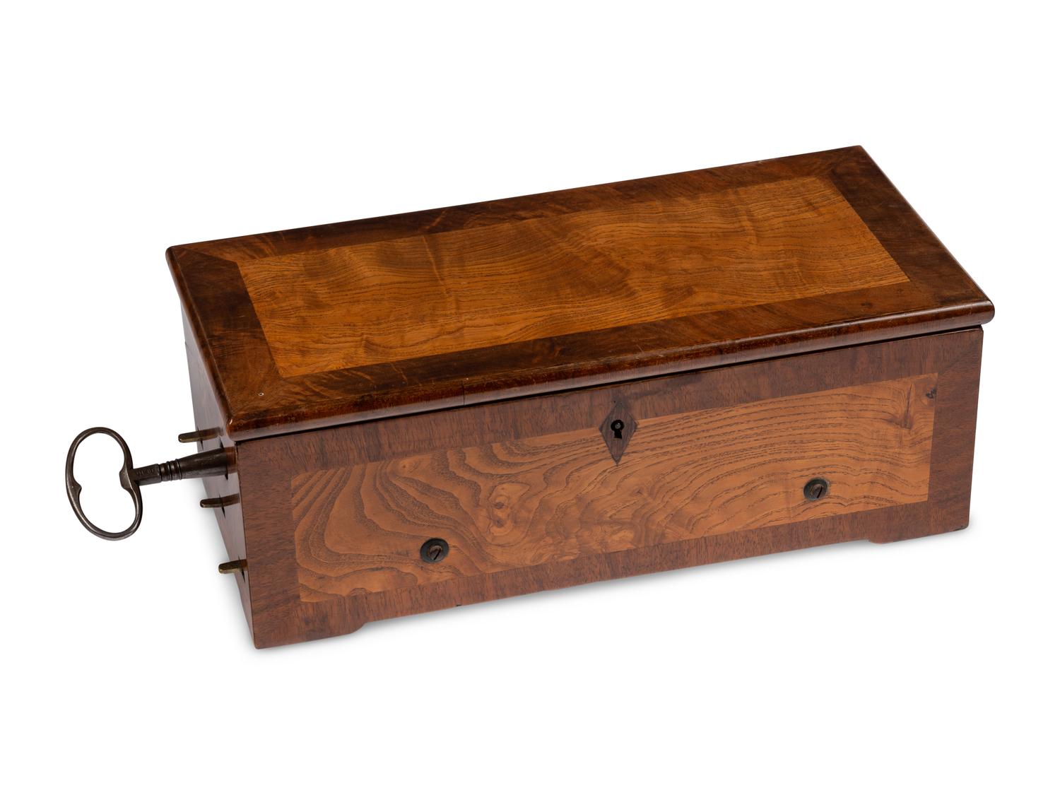 A Keywind Three Overture Music Box by François Lecoultre