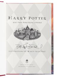 ROWLING, J.K. (b. 1965). Harry Potter and the Sorcerer’s Stone. [New York]: Arthur A. Levine Books, 1998.