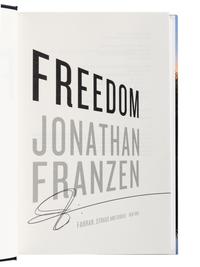 FRANZEN, Jonathan (b. 1959). A group of 5 SIGNED FIRST EDITIONS, comprising: