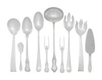 A Group of Silver and Silver-Plate Serving Articles