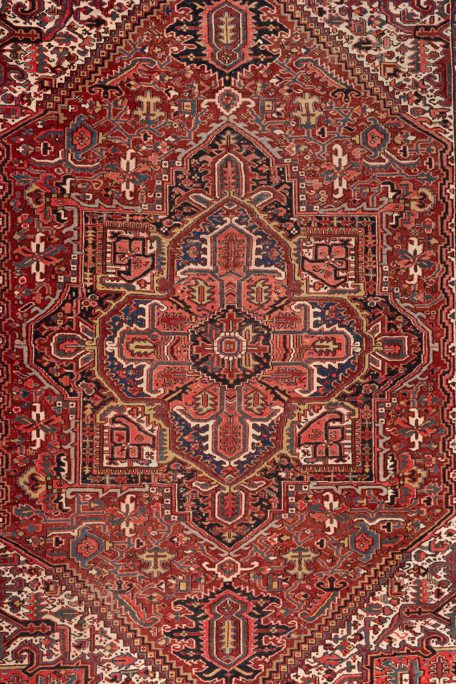 A Heriz Wool Rug