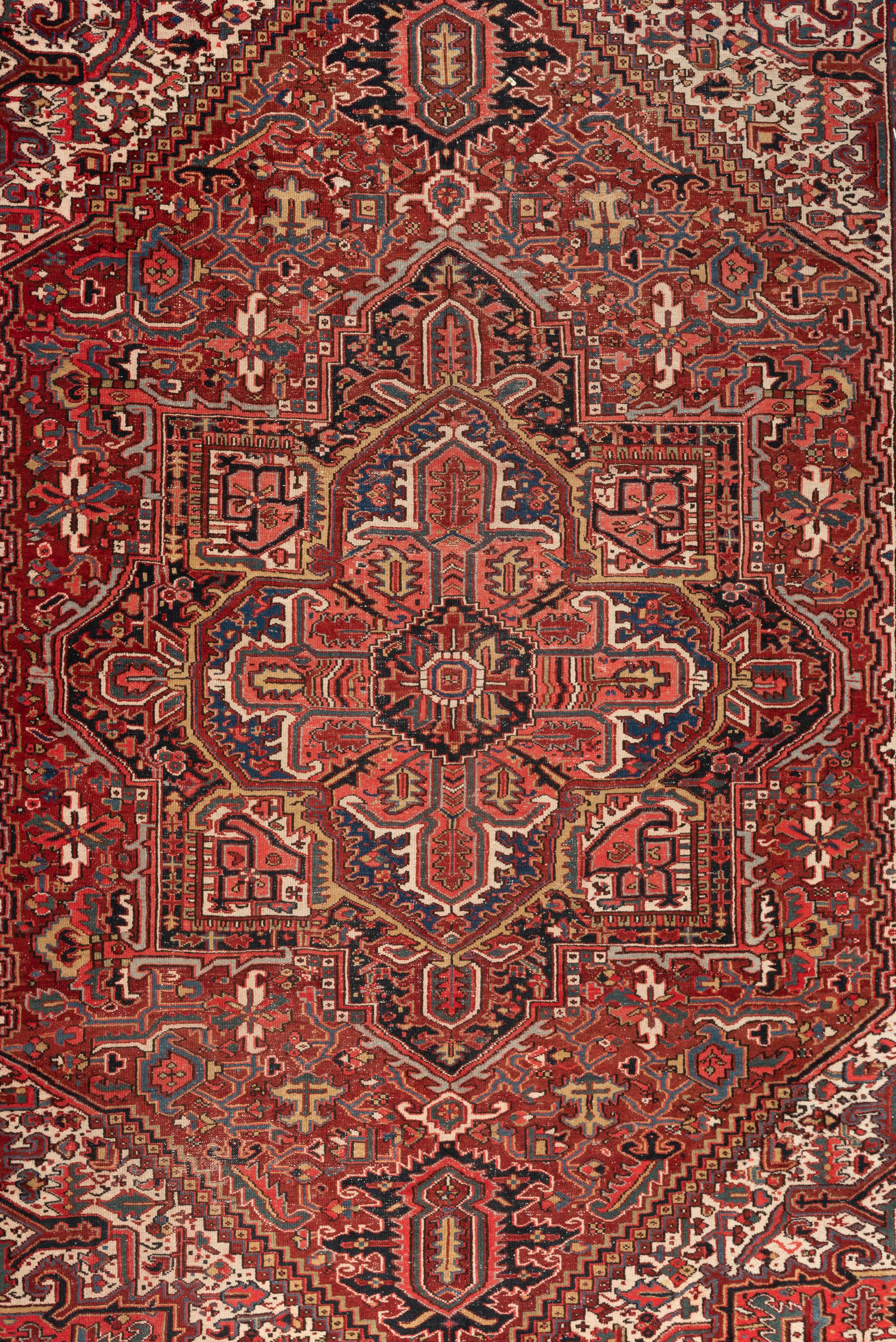 A Heriz Wool Rug