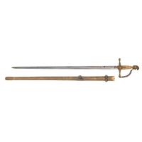 Ames Knight's Head Militia Officer's Sword
