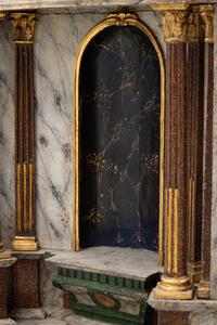 A Painted Architectural Shrine
