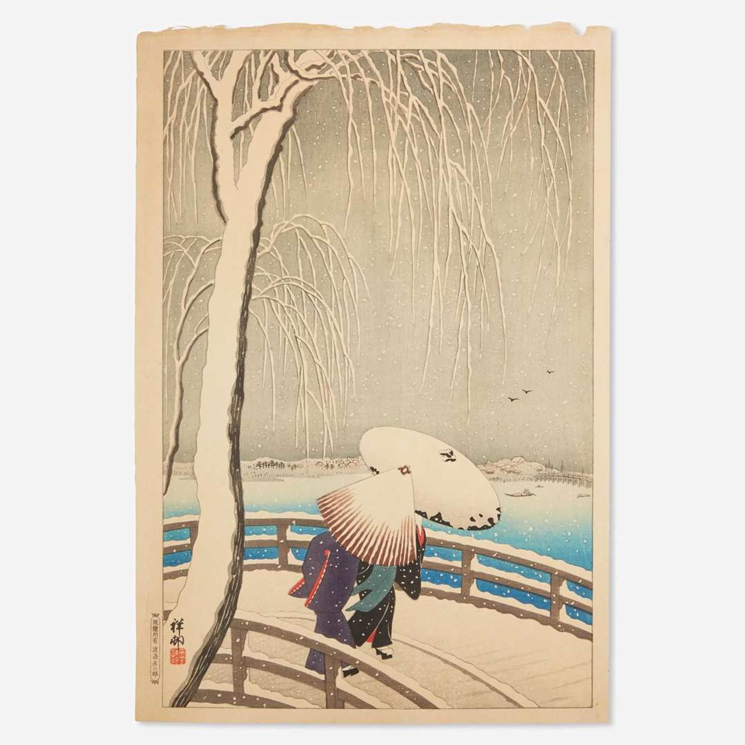 Ohara Koson 浮世绘 (Japanese b.1878-d.1945)