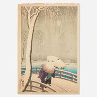 Ohara Koson 浮世绘 (Japanese b.1878-d.1945)