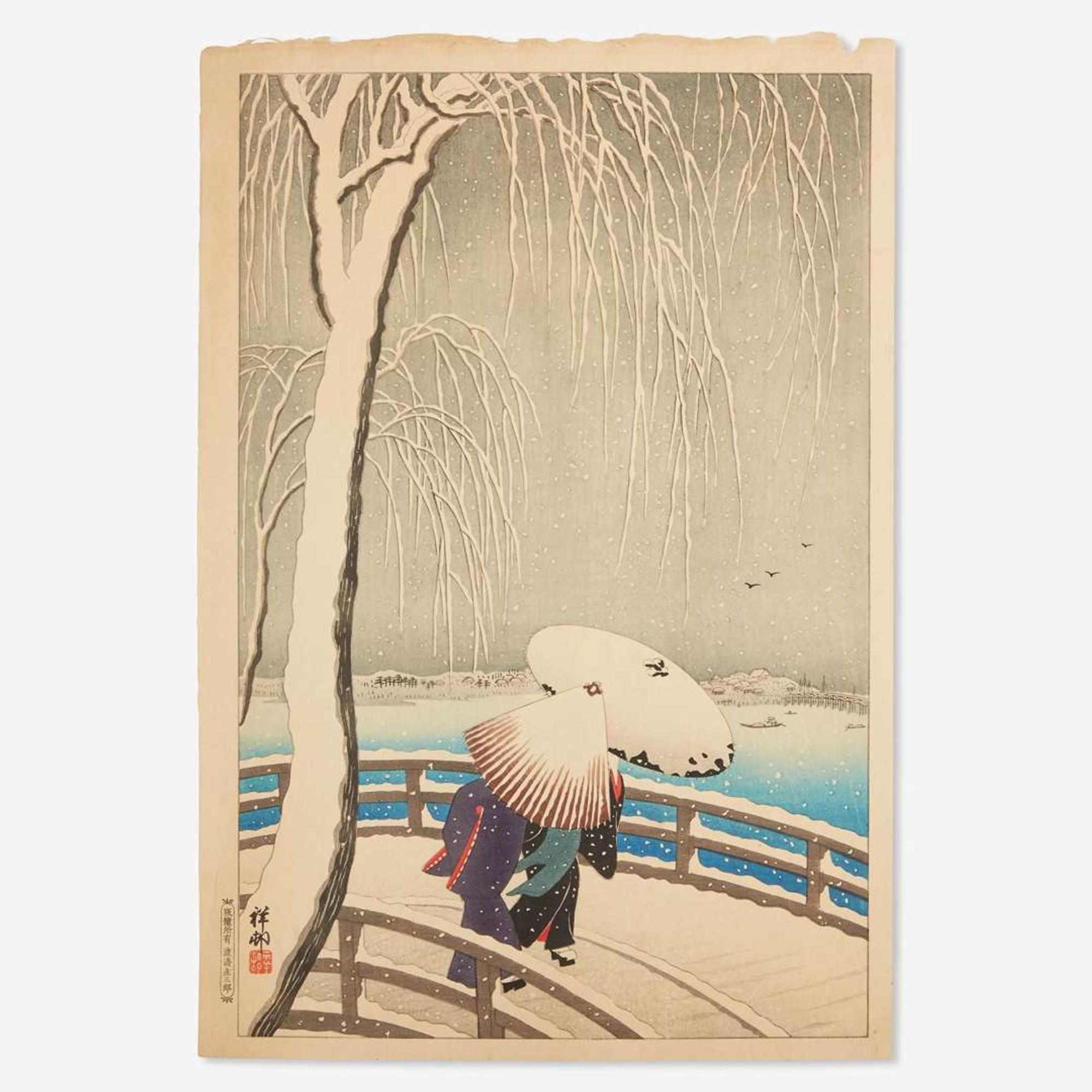 Ohara Koson 浮世绘 (Japanese b.1878-d.1945)