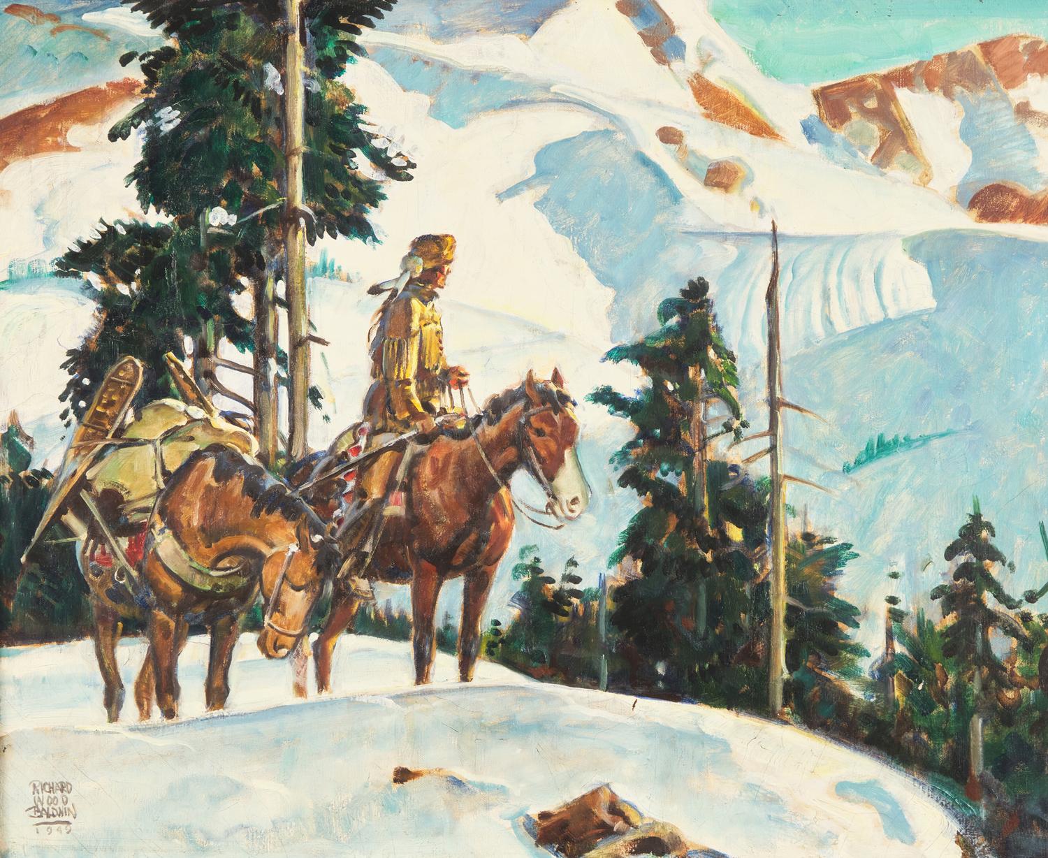 Western Snow Scene , 1949