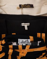 Three Designer Knit Tops: One Hermès Cardigan, One Hermès Turtleneck, One Loro Piana Sweater, 2000s