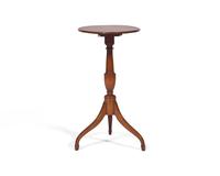 A Federal Cherry Tilt-Top Candlestand
