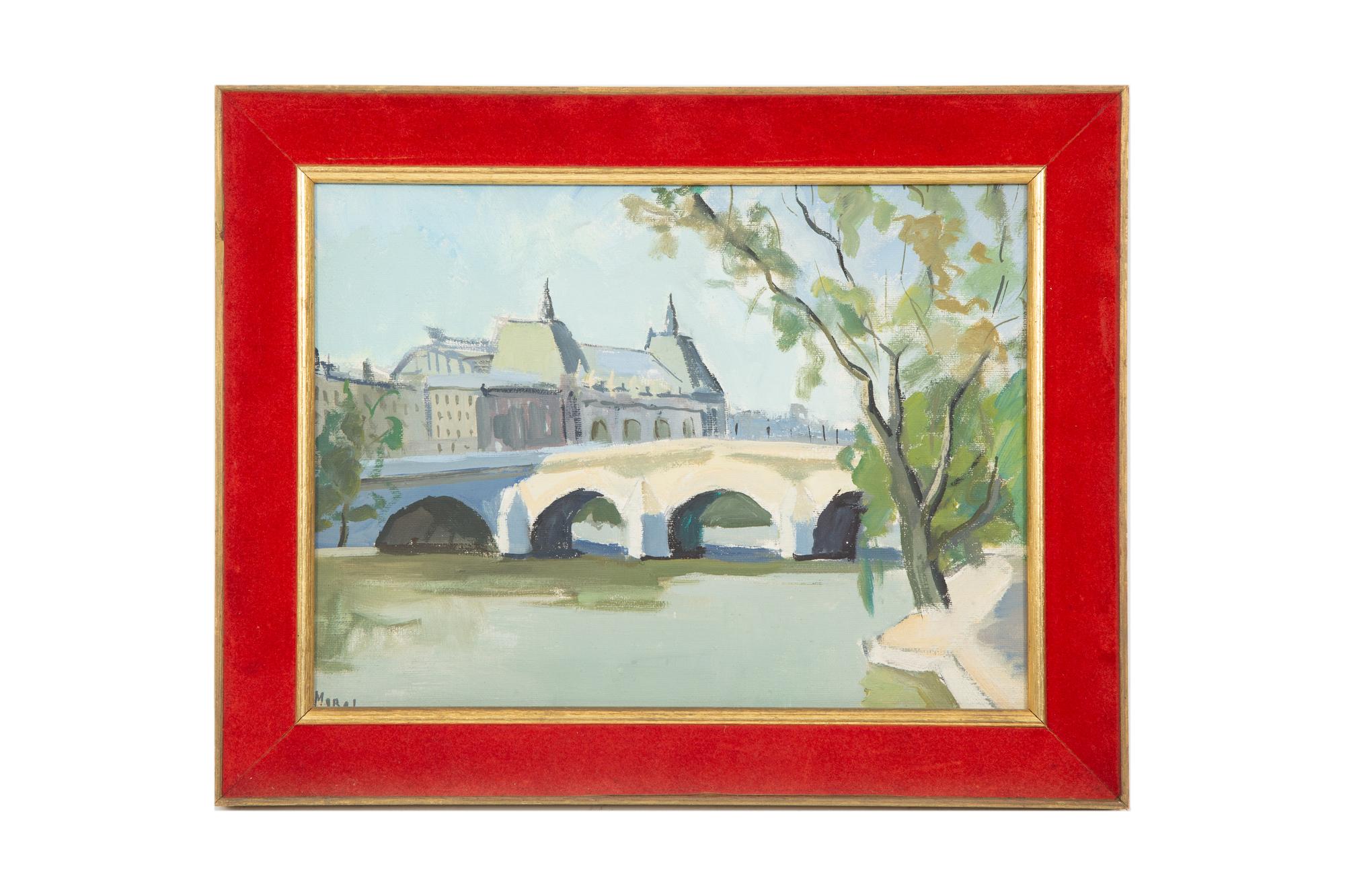 Eighteen Parisian Street Scene Paintings