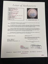 A 1972 Hall of Fame Weekend Multi Signed Autograph Baseball Featuring Hank Greenberg, Satchel Paige and Casey Stengel (JSA Letter of Authenticity),