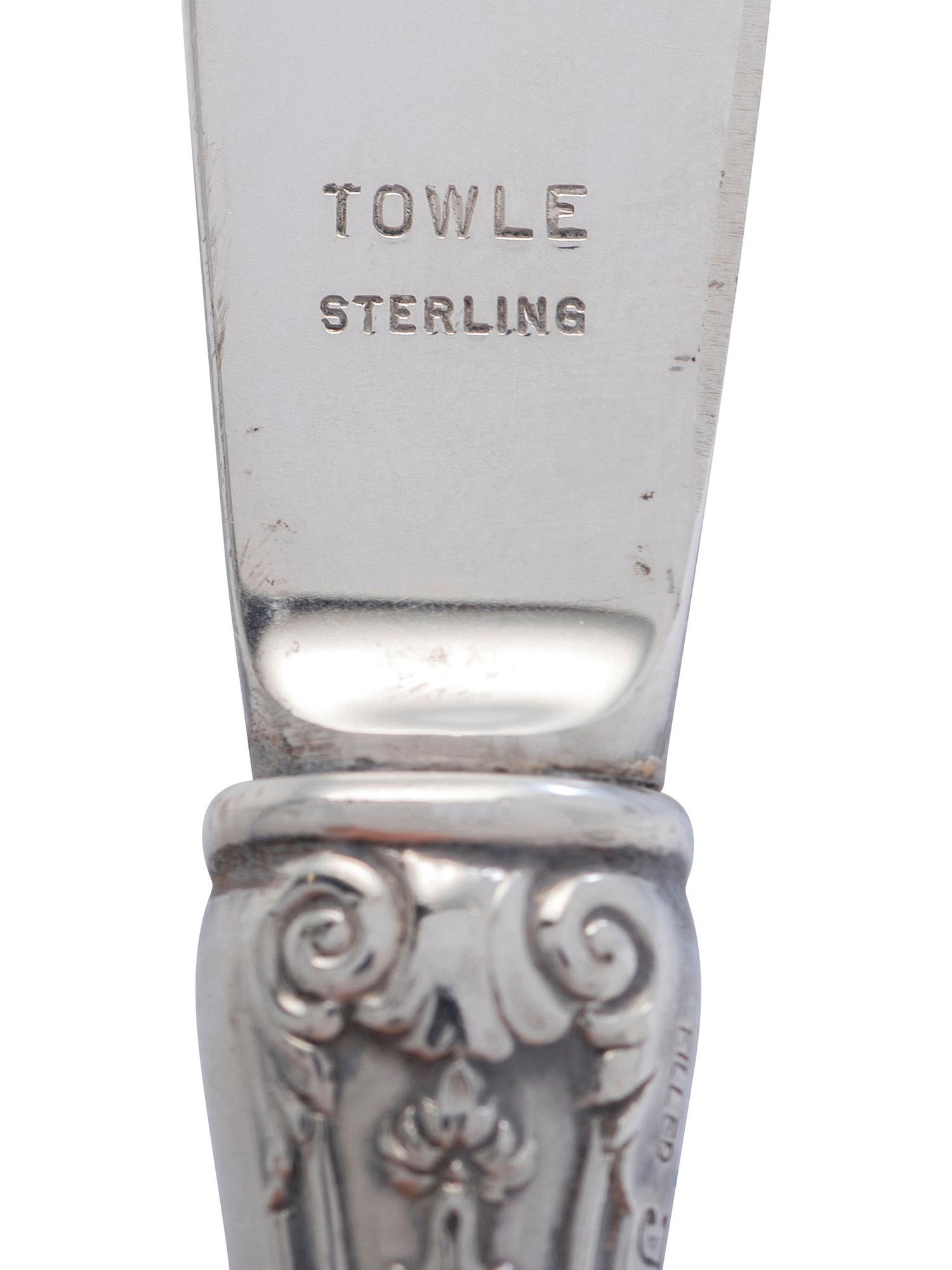 An American Silver Flatware Service