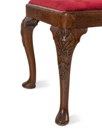 A George II Walnut Stool