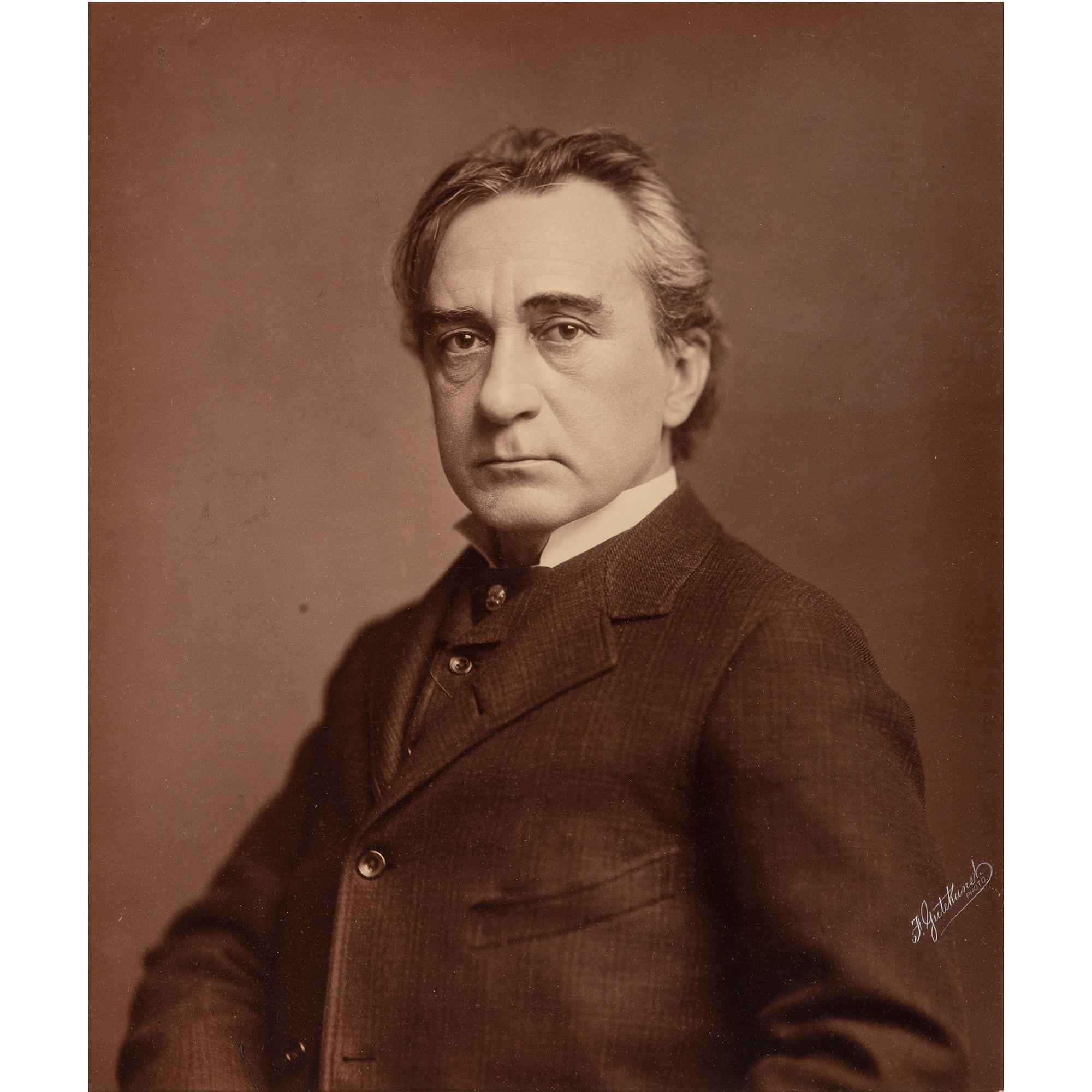 Edwin Booth, Brother of John Wilkes Booth, & Lawrence Barrett, Large Format Photographs by Gutekunst