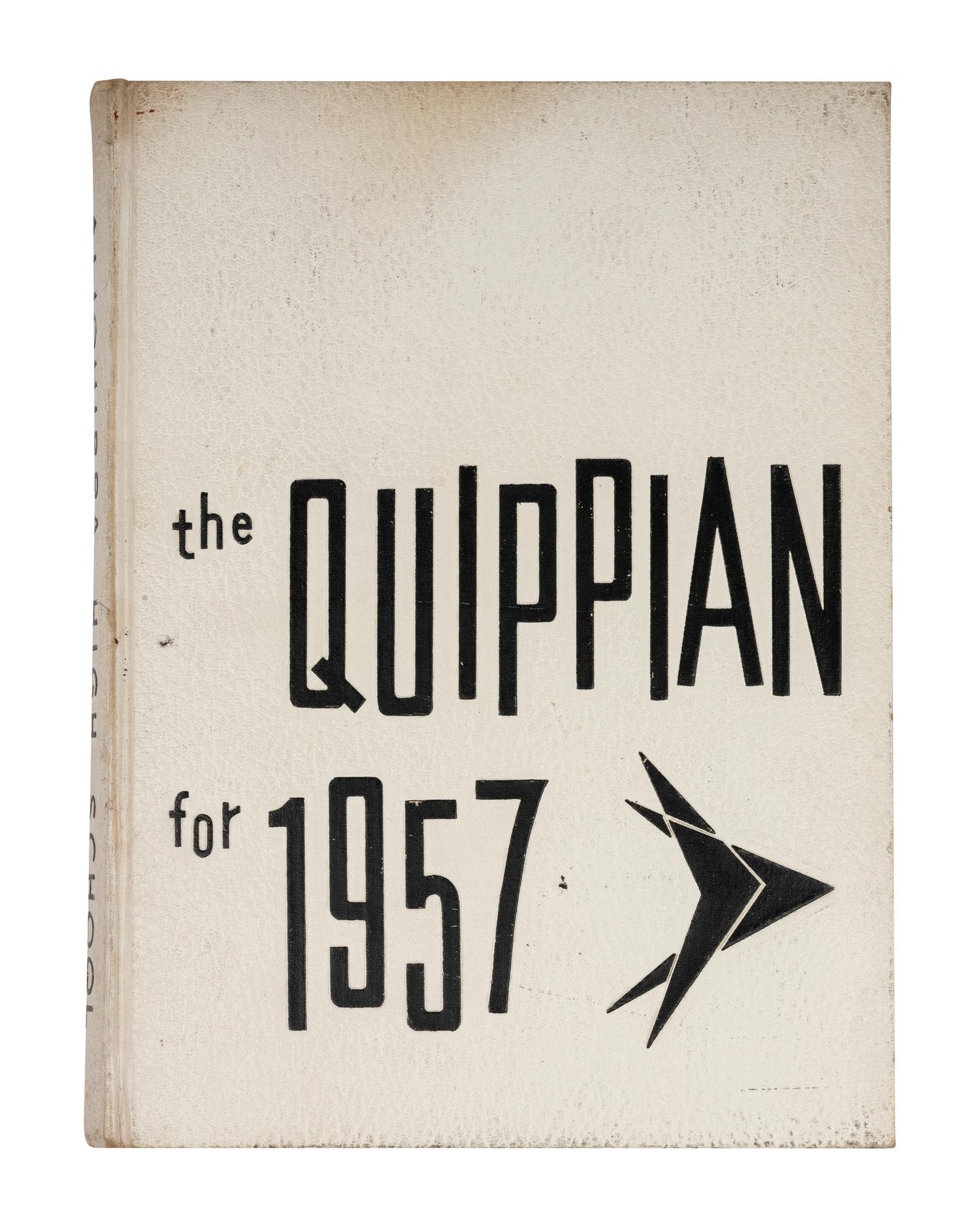 Mike Ditka's Personally Owned 1957 Aliquippa, Pennsylvania High School Senior Yearbook From The Collection of Mike Ditka