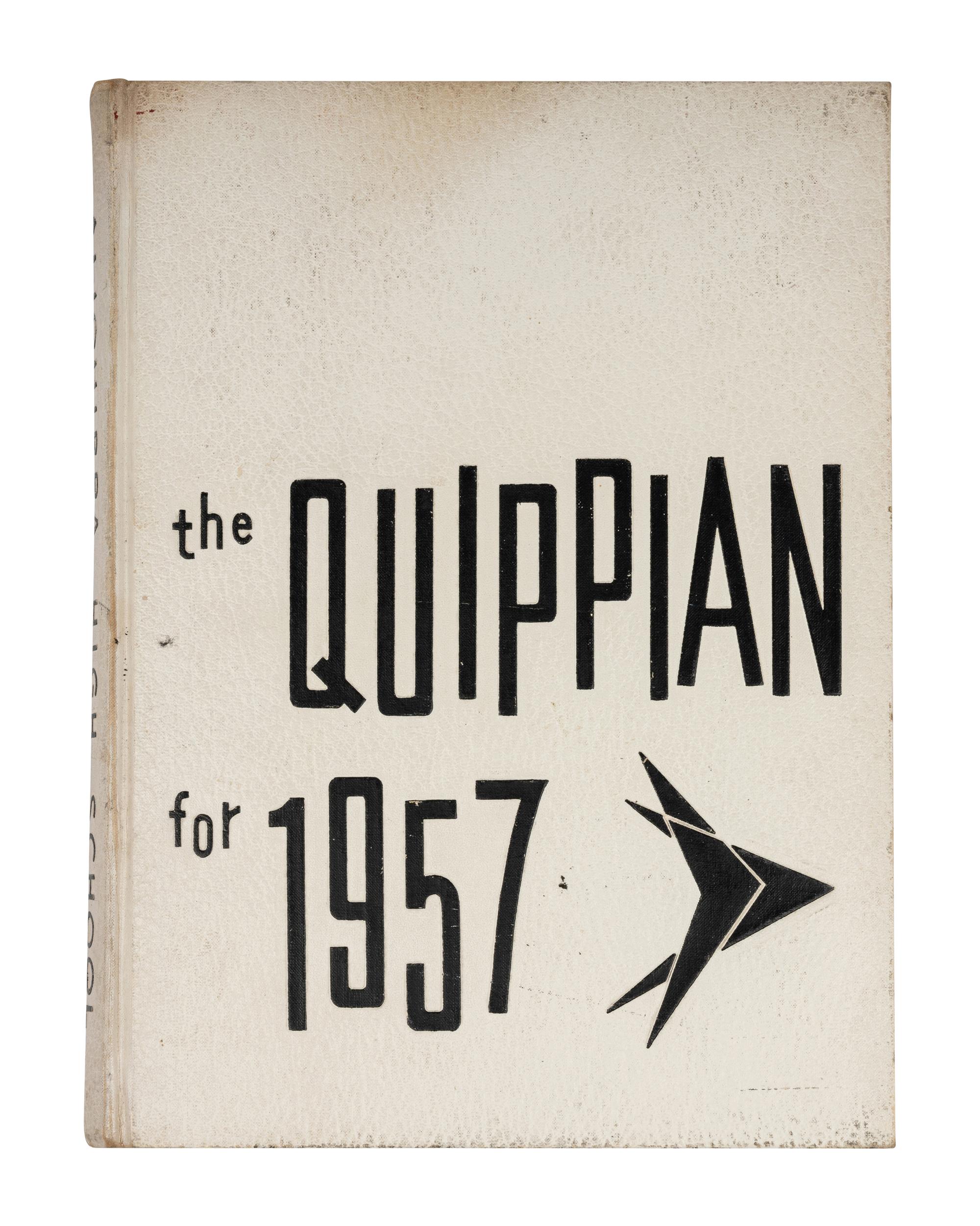 Mike Ditka's Personally Owned 1957 Aliquippa, Pennsylvania High School Senior Yearbook From The Collection of Mike Ditka