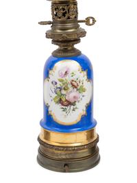 Two Pairs of French Porcelain Lamps
