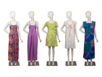 Five Floral Dresses by Oscar de la Renta, Bill Tice and Lilly Pulitzer, 1970-80s