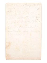 [CIVIL WAR]. CDV of 5 Union officers involved in a general courts martial at Huntsville, Alabama, most identified.