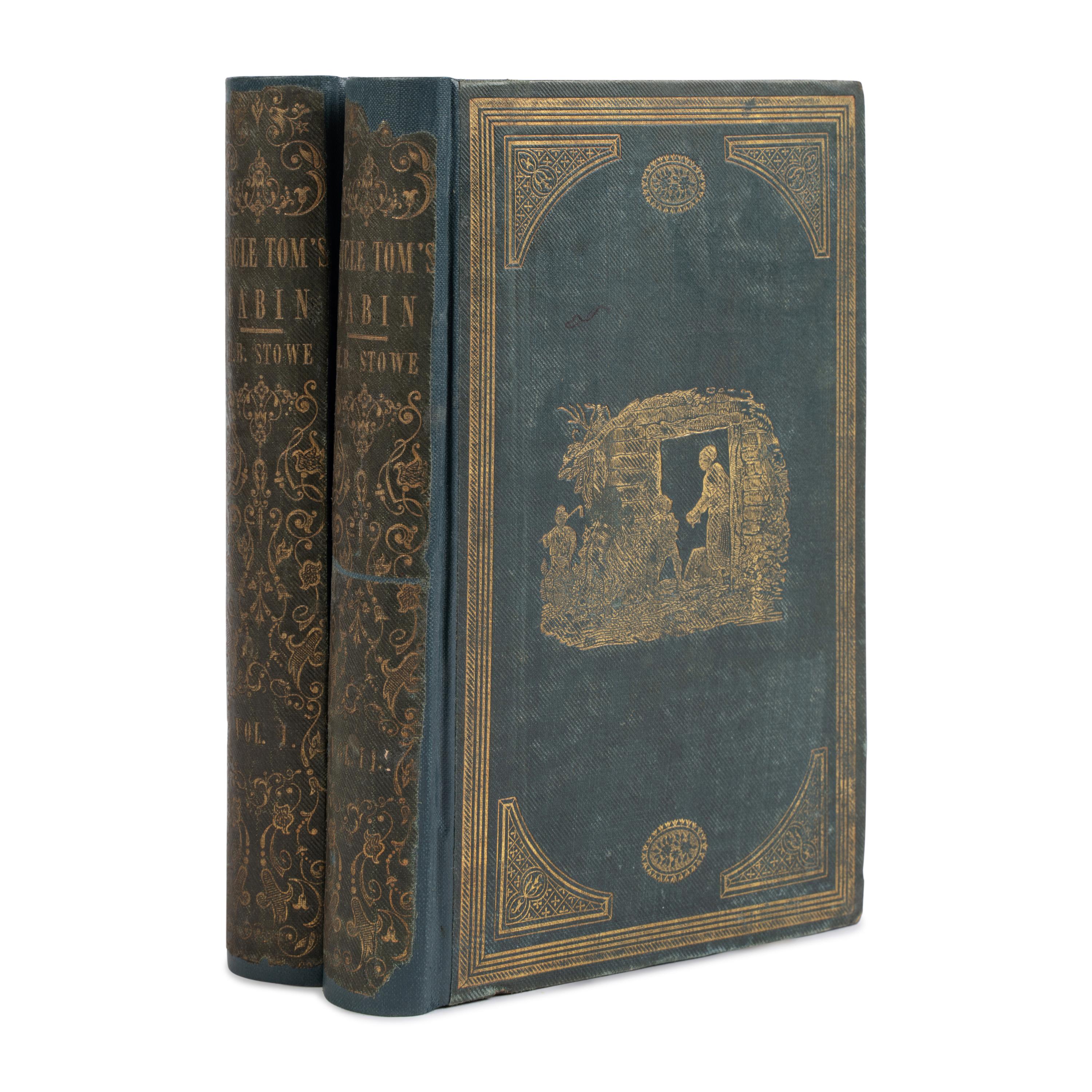 Stowe, Harriet Beecher (1811-1896). Uncle Tom's Cabin; or, Life Among the Lowly . Boston: John P. Jewett & Company, 1852.
