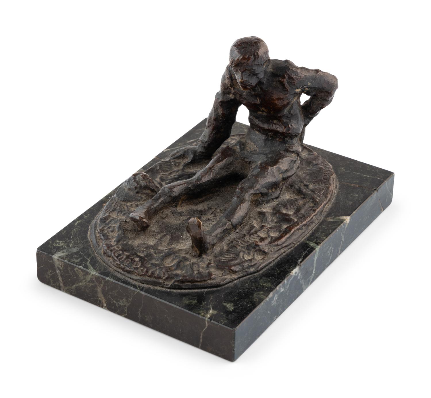 Two Patinated Bronze Figures, One by Carl Kauba