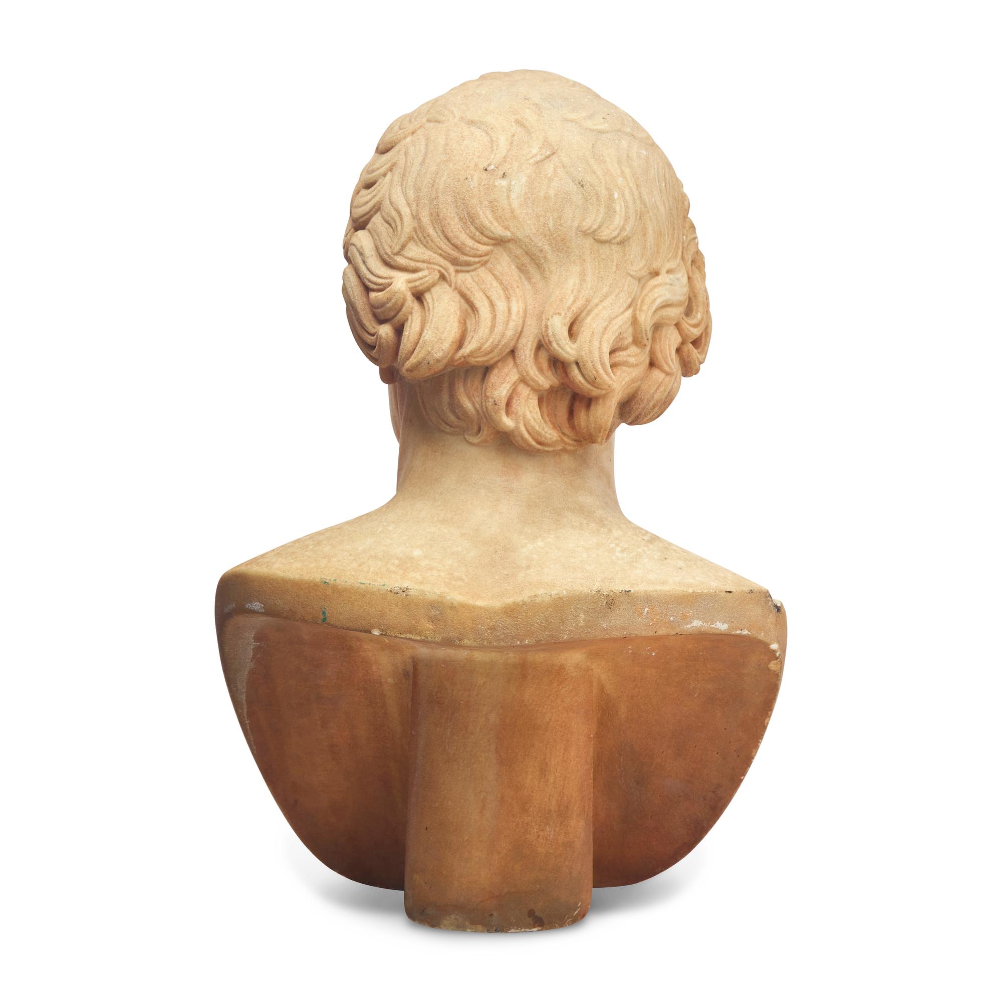 Attributed to Horatio Greenough (1805-1852), A Marble Bust of George Washington (1732-1799)