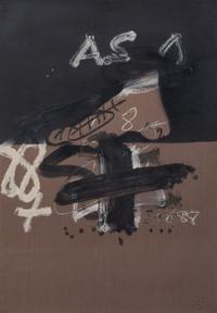 Antoni Tapies, (Spanish, 1923-2012), Affiche avant la lettre Incitation a la Creation / Incitements to creation, 1988