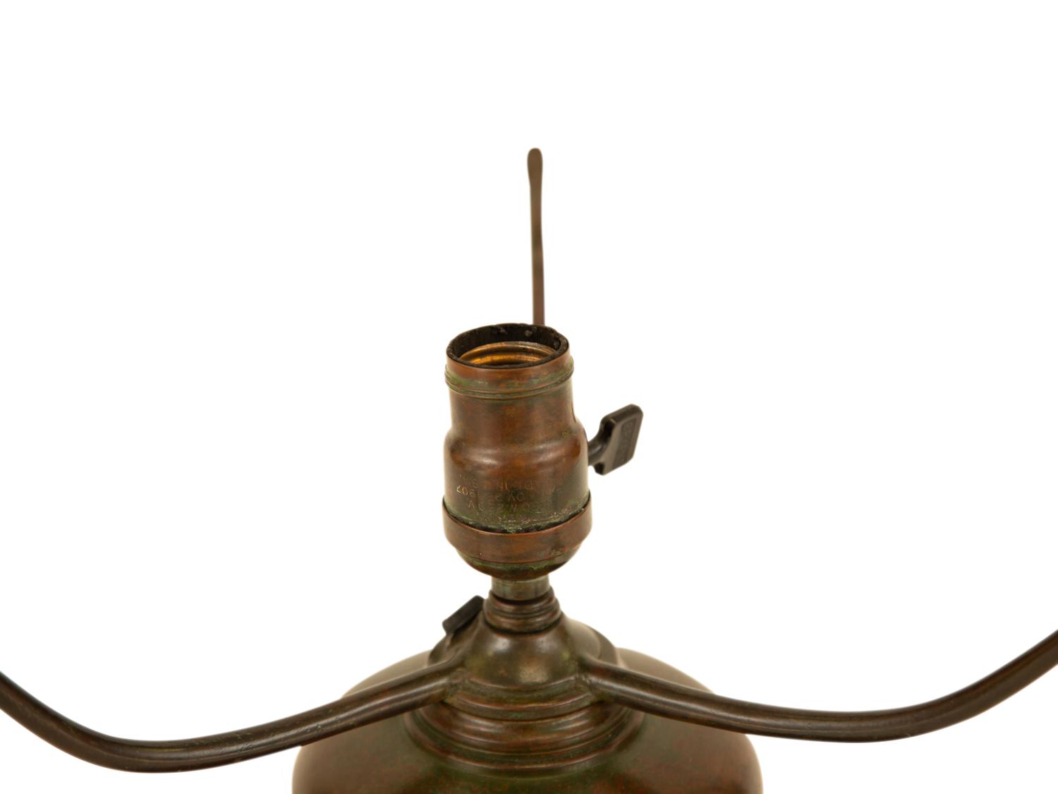 A Tiffany Studios Table Lamp Base, Circa 1902