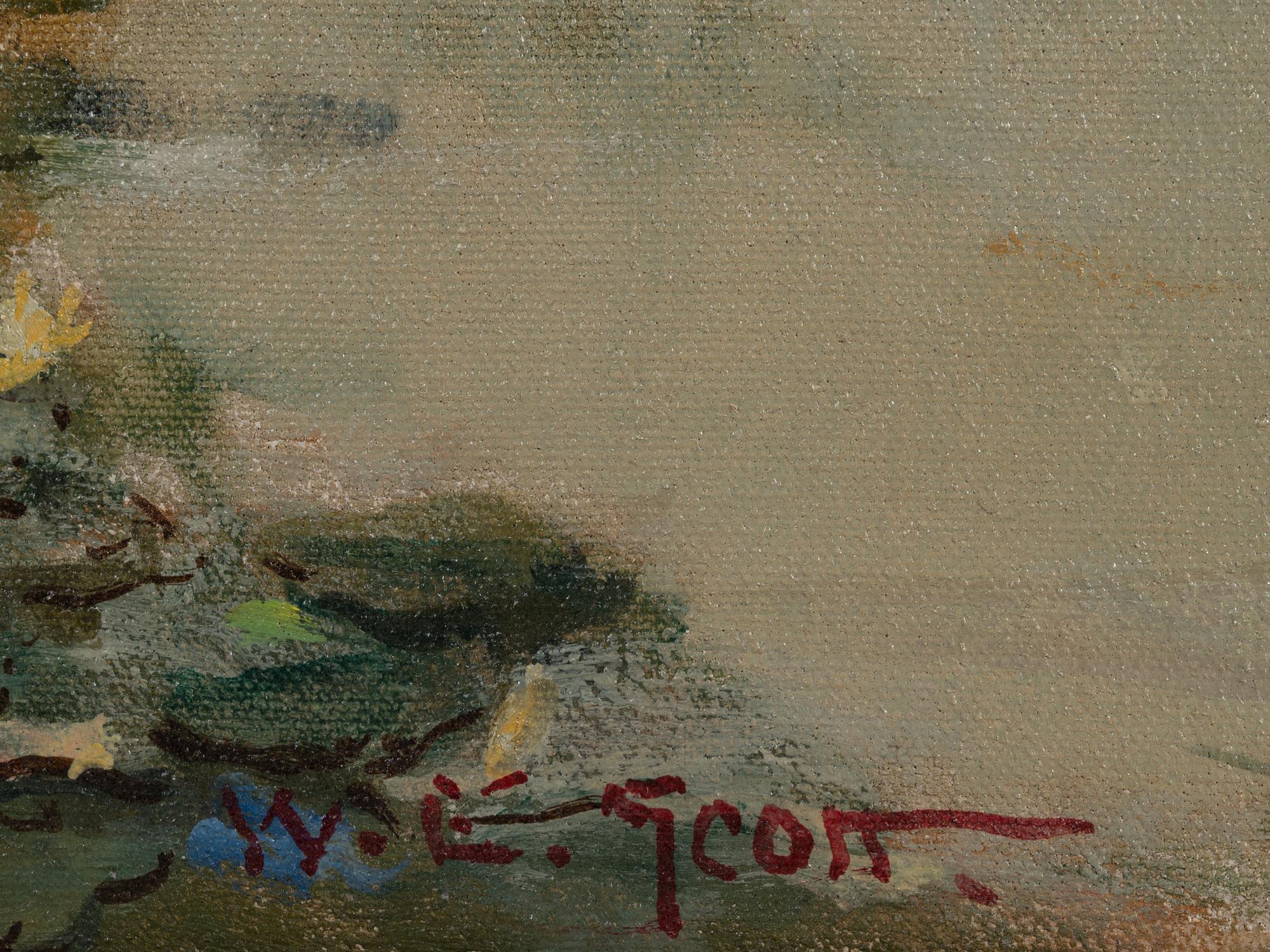 Couple Boating on a Country Lake