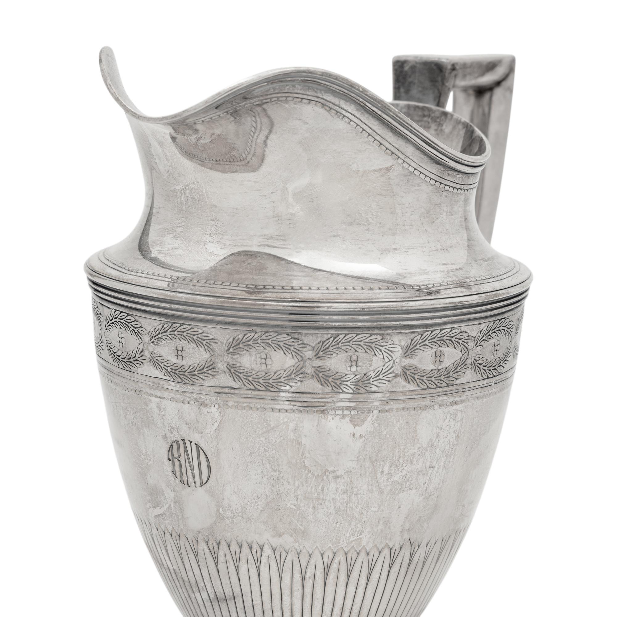 A Tiffany and Co. Silver Water Pitcher