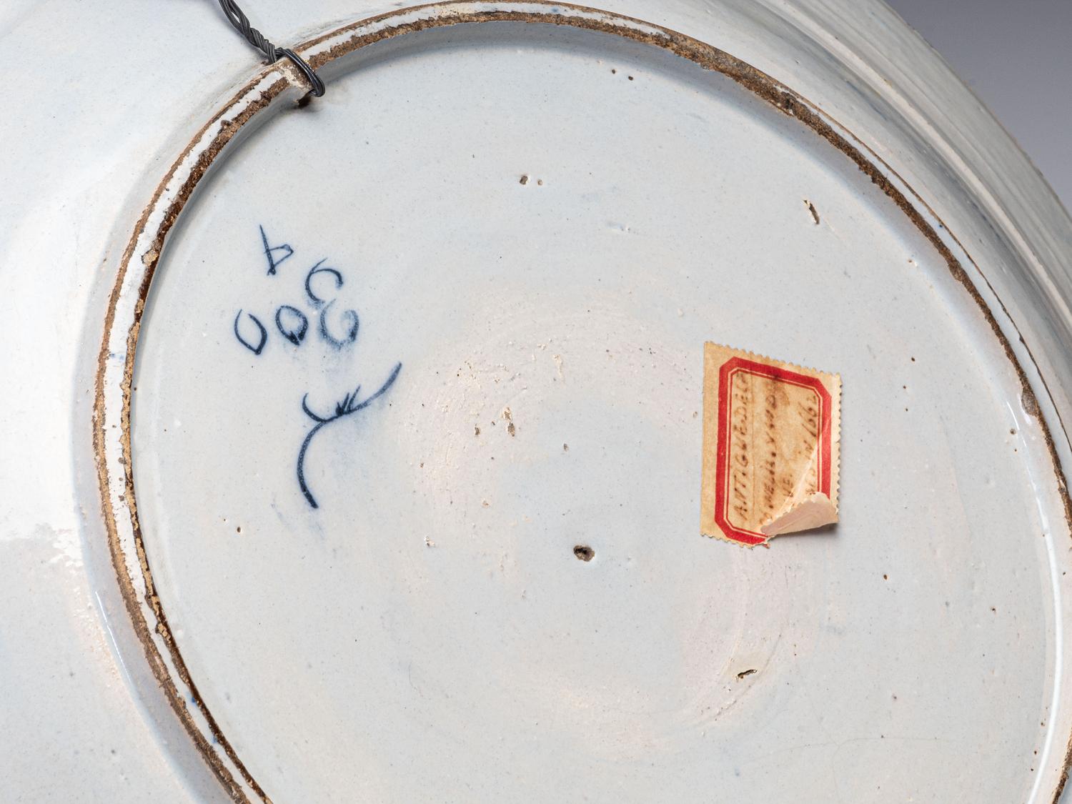 A Pair of Delft Blue and White Chargers