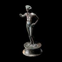 A Roman Bronze Statuette of Apollo